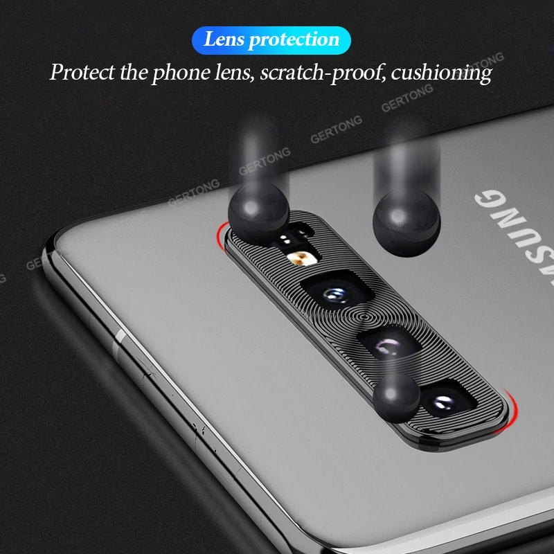 Металлический чехол для камеры защитный Samsung Galaxy S10 A50 A30 Plus S 10 материал из