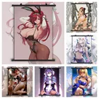 Волшебный хвост Mirajane Erza Lucy Juvia Аниме Манга настенный постер свиток B