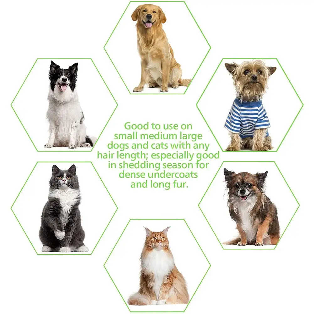 

Self-cleaning needle comb for cats dogs large retractable open knot comb pet comb fading beauty hair depilation to floating hair