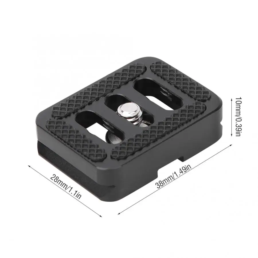 Мини-портативная быстросъемная пластина из алюминиевого сплава с нескользящей