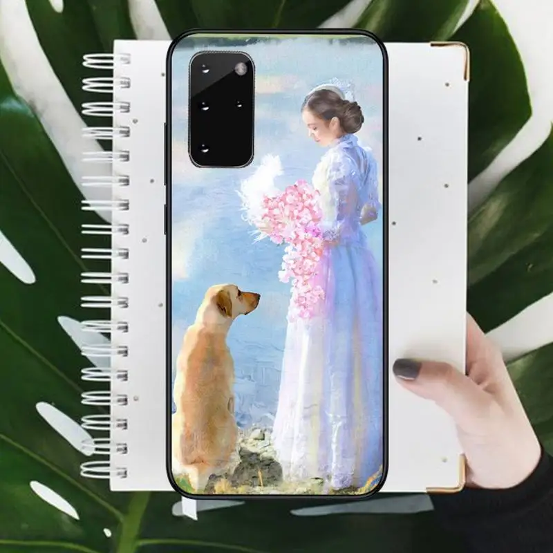 

Art oil painting illustration beautiful Phone Cases For Samsung galaxy S10 20 A 10 21 30 31 40 50 51 71 s note 20 j 4 2018 plus