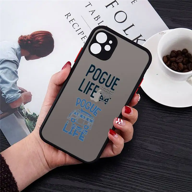 

Outer Banks - Livin' the Pogue Life Phone Cases matte transparent For iphone 7 8 11 12 plus mini x xs xr pro max cover