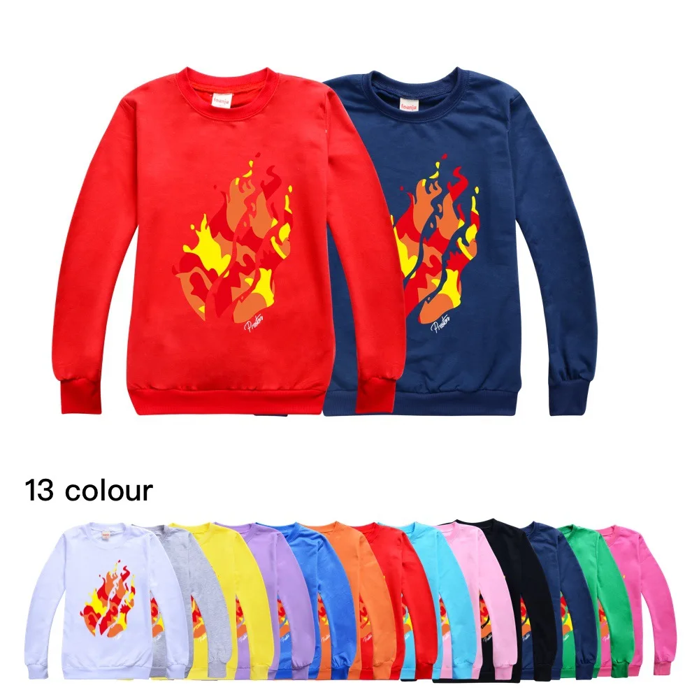 

Осень 2021, Детская толстовка с капюшоном, футболка для девочек, для бега, для мальчиков, мультяшная толстовка с круглым вырезом, топ, детская о...