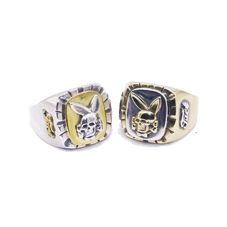 

Fuct Skull Bugs Bunny Ring Mexico West Coast Style Vintage Ring Tilta's Store