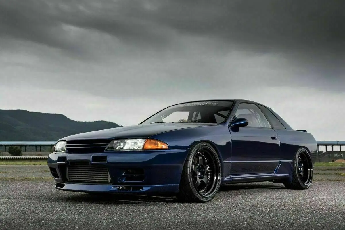 Для Nissan R32 Skyline GTR OE Style углеродное волокно глянцевое переднее крыло автомобильные
