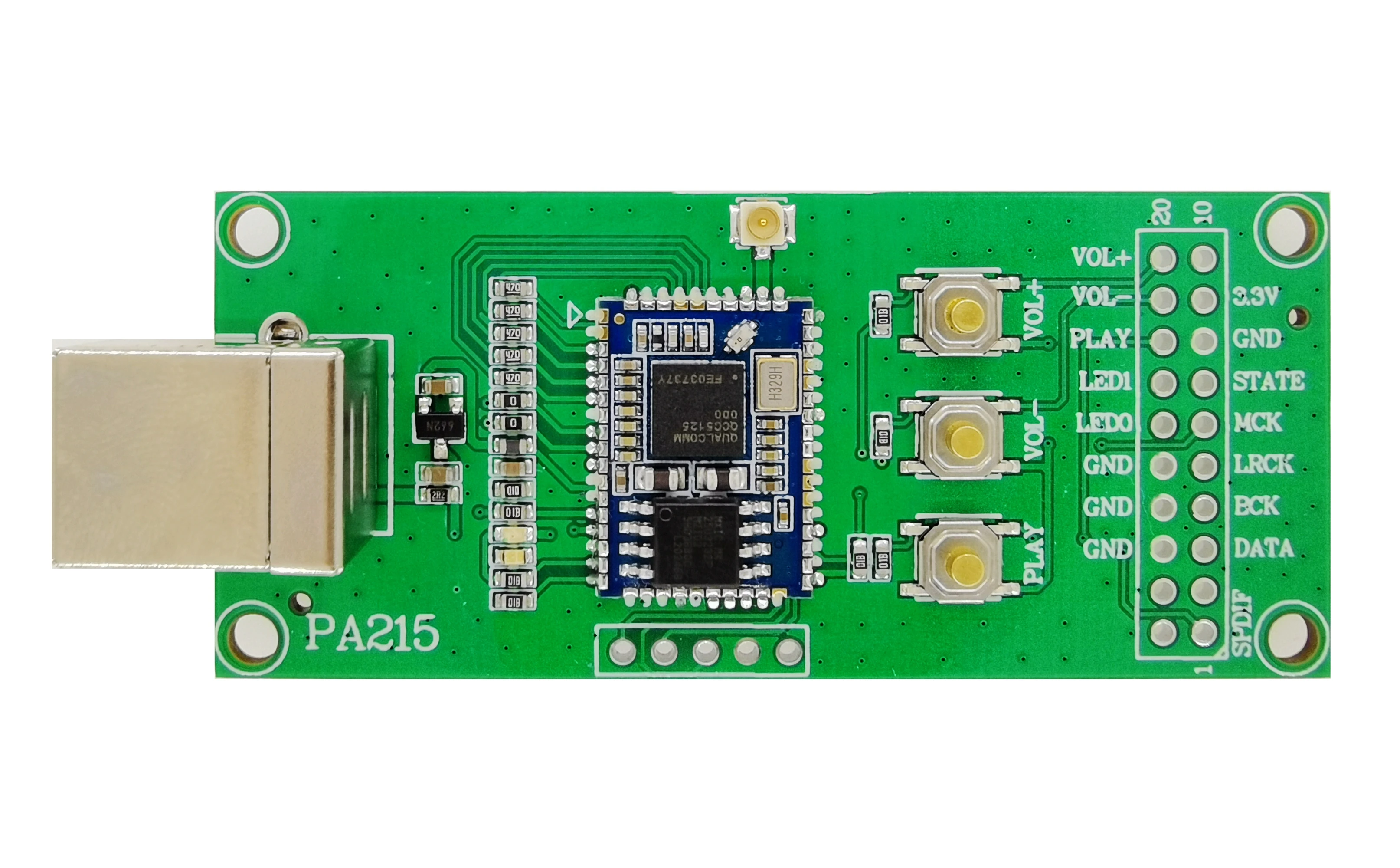 

Bluetooth 5,0 Hifi аудио модуль I2S цифровой интерфейс Qcc5125 LDAC I2S