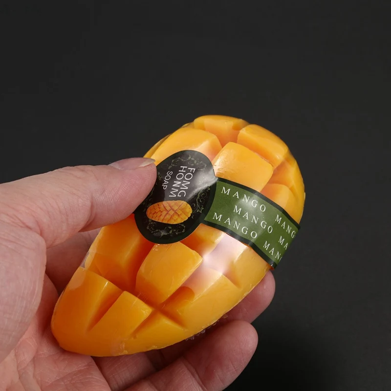 Натуральное Отбеливающее мыло ручной работы экстракт фруктов уменьшает темное