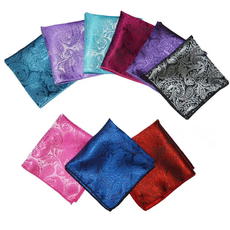 Мужские аксессуары Цветочный платок Пейсли формальный бизнес Карманный