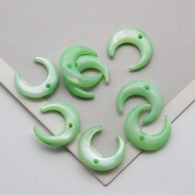 5 звёзд окрашенная подвеска в виде пресноводной ракушки 12 мм кулон Луны