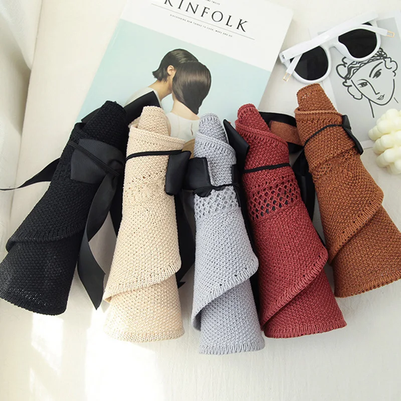 

Women Summer Straw Visor Cap Headless Roll Up Foldable Beach Wide Brim Sun Hat TT@88