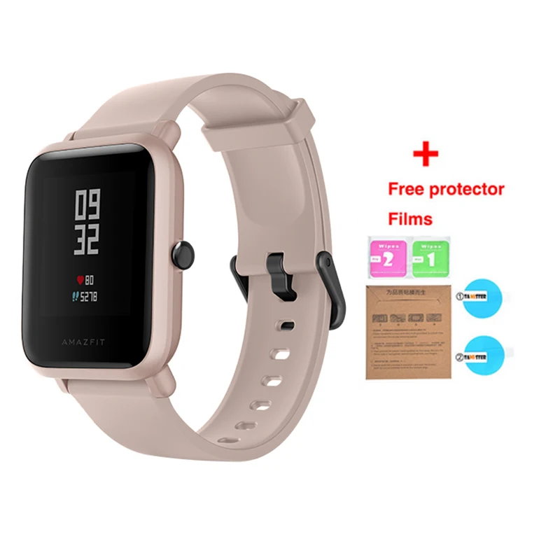 Crucible Powder Смарт-часы AMAZFIT Bip Lite, несколько видов спорта, глобальная версия, режим ожидания на 45 дней, монитор сердечного ритма, фитнес-трекер - Цвет: Crucible Powder