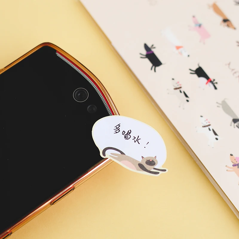 SIXONE милые животные перезаписываемые Декоративные наклейки kawaii сделай сам