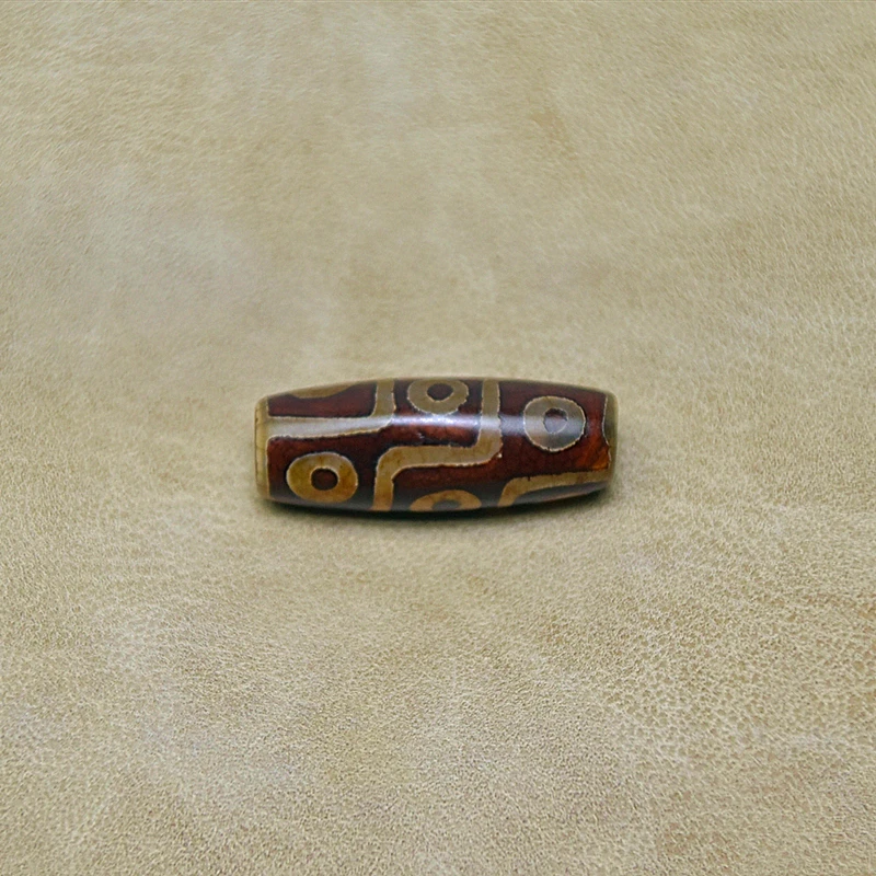 Fire roasted brown agate beads Tibet 9 eyes DZI 15*41mm men and women jewelry DIY free shipping | Украшения и аксессуары