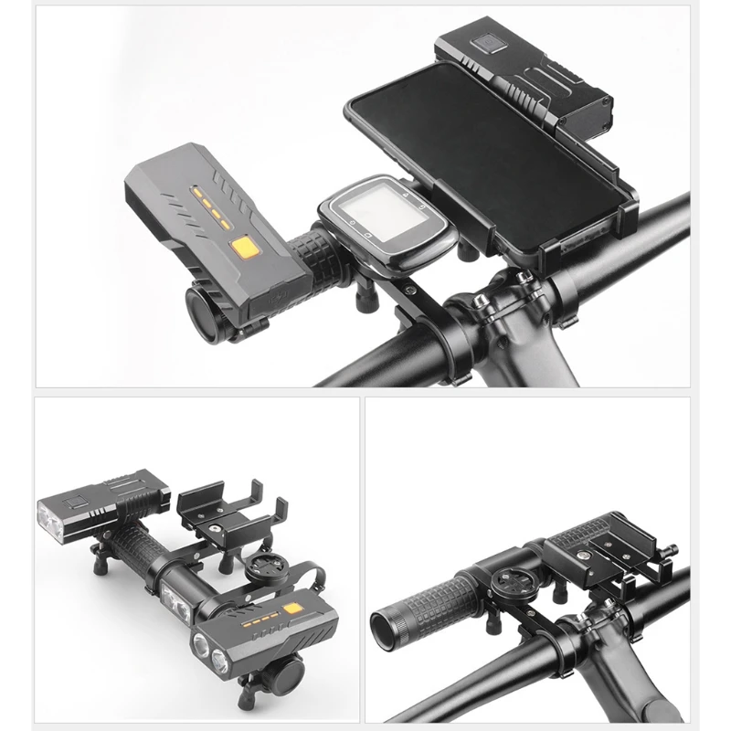 

Bicycle Handlebar Extension Font Lamp Stopwatch Extension Phone Stand Power Bank