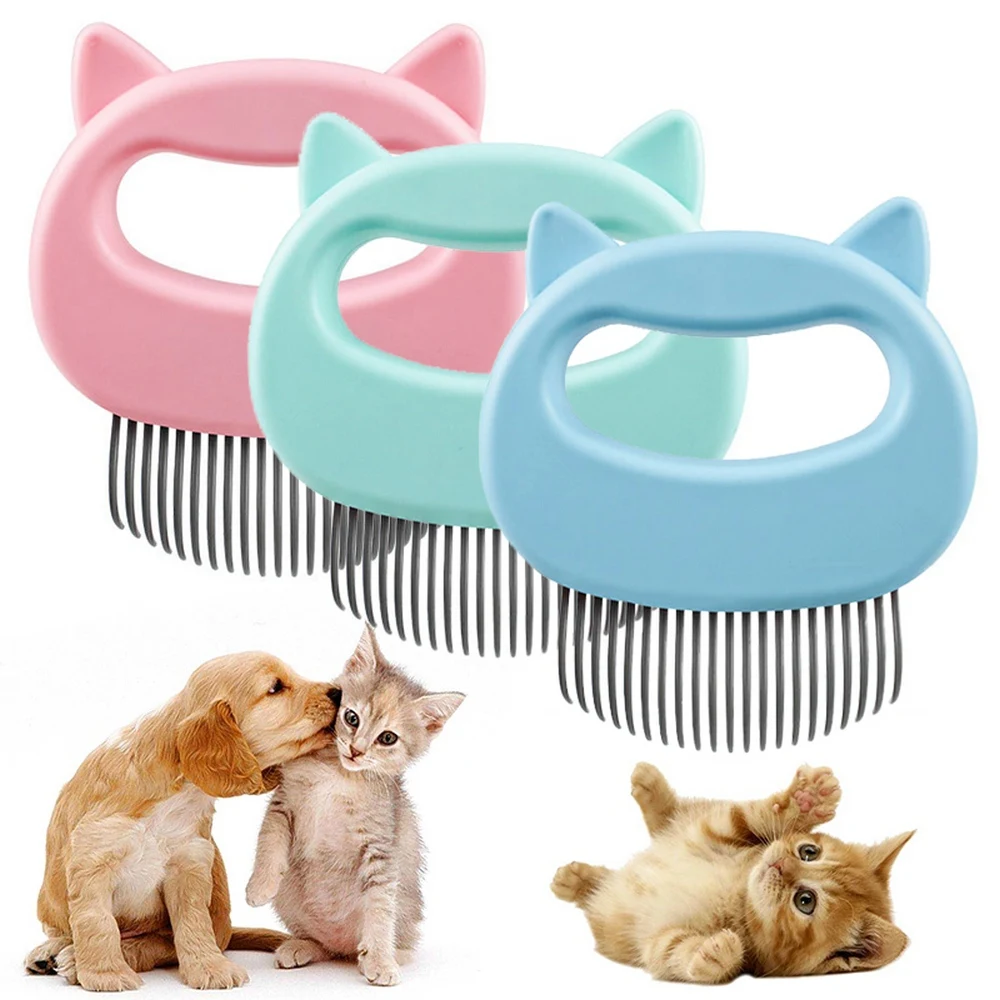 

Pet Cat Dog Massage Combs Grooming Hair Brush Hair Removal Pet Shell Needle Comb Animal Cleaning Comb Pet Grooming Dog Supplies