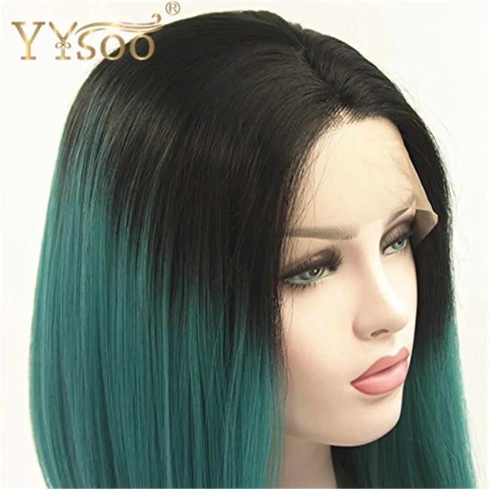 YYsoo/короткий синтетический парик с Бобом спереди для женщин два тона от темных