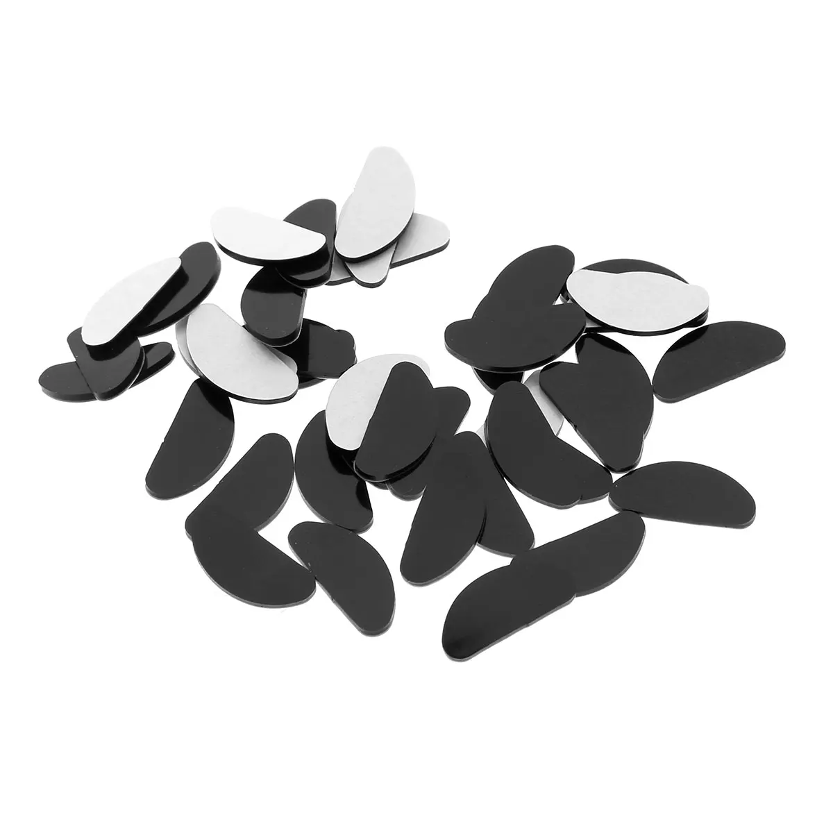 

20 пар, мягкие силиконовые носоупоры для очков, D-образные клейкие ручки, солнцезащитные очки, перемычка, противоскользящие носоупоры, детали...