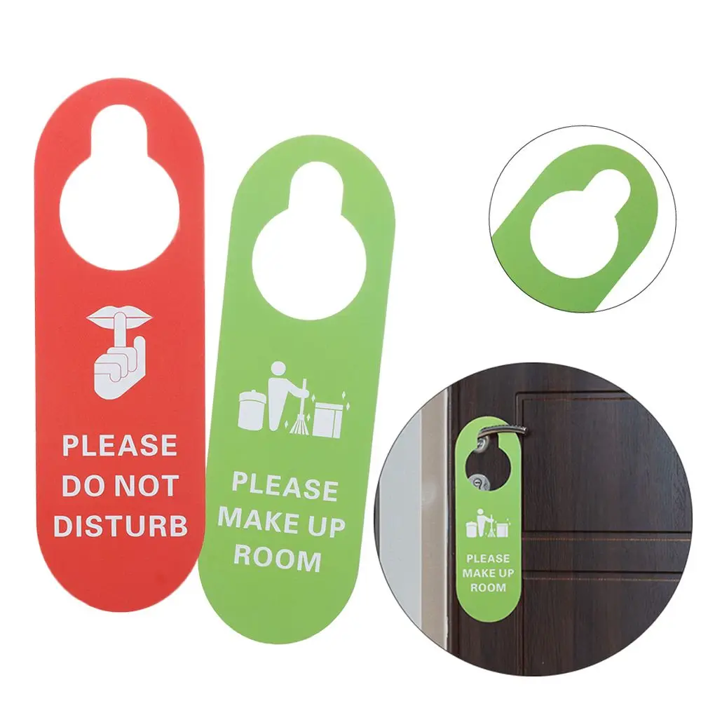 Bulletin Board Tips Tag Make up Room Cleaning Label Door Hanger Tags Knobs Pendant Do Not Disturb Signs | Дом и сад