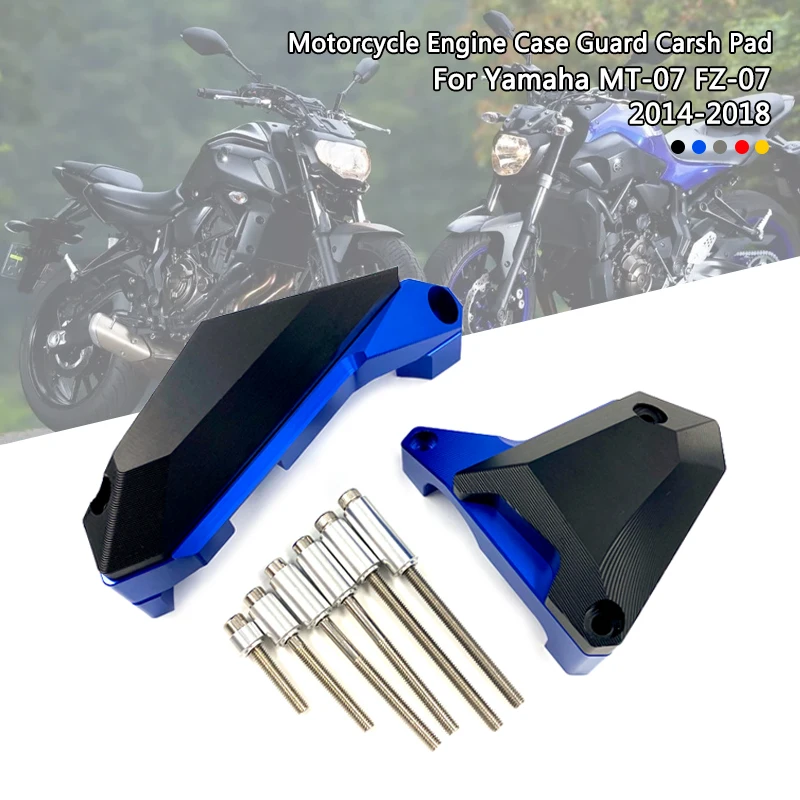 Для YAMAHA MT 07 FZ 2014 2015 2016 2017 2018 двигатель мотоцикла статора чехол гвардии протектор