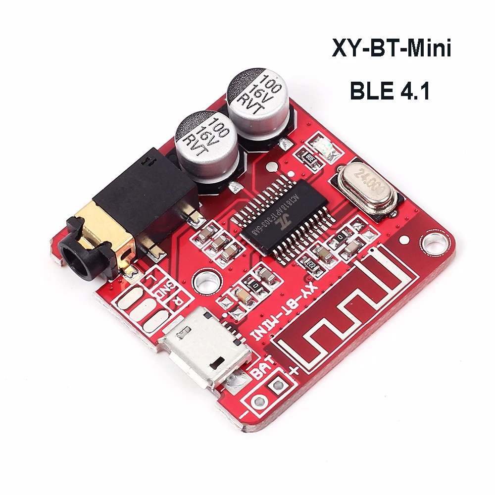 Bluetooth беспроводной MP3 декодер плата печатная плата BLE 4,1/4,2 3,7-5 в без потерь модуль декодирования Micro USB TF карта интерфейс - Цвет: XY-BT-Mini BLE 4.1
