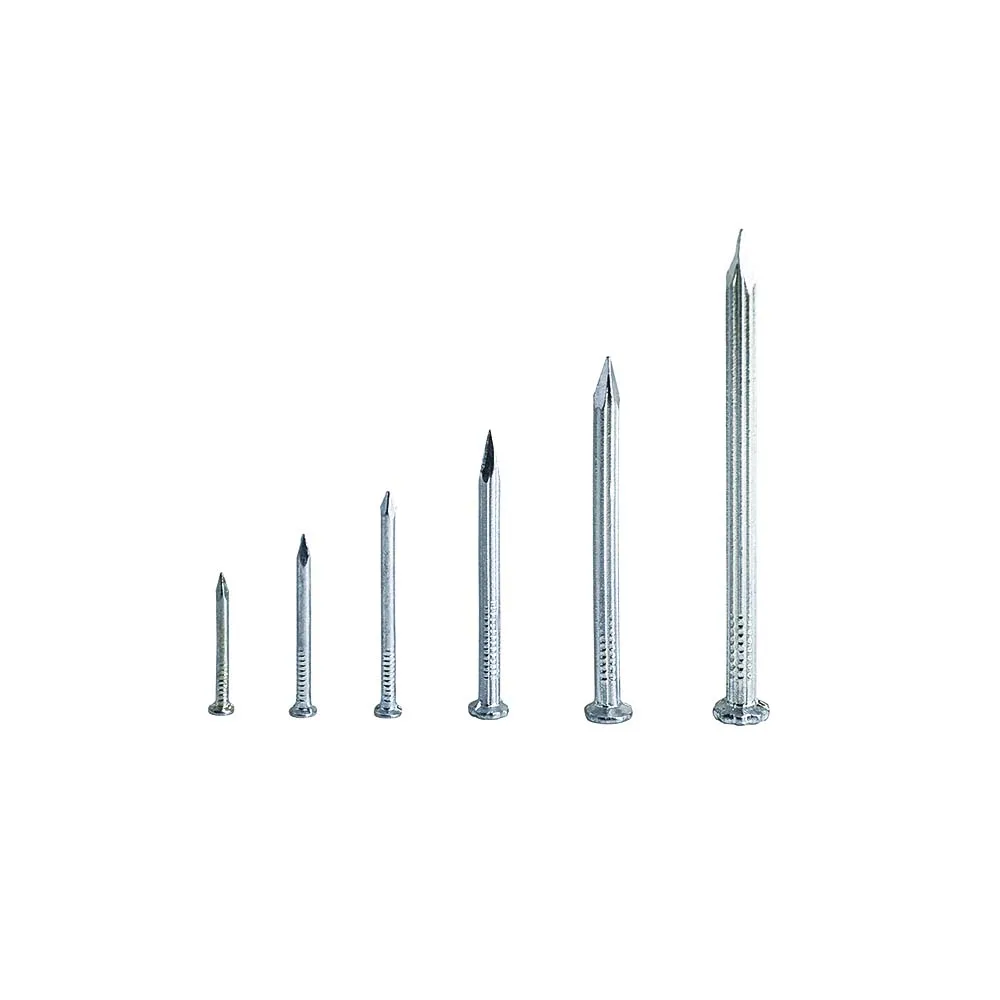 Закаленные ребристые Сталь гвозди для забивки в Каменную Кладку цинковое