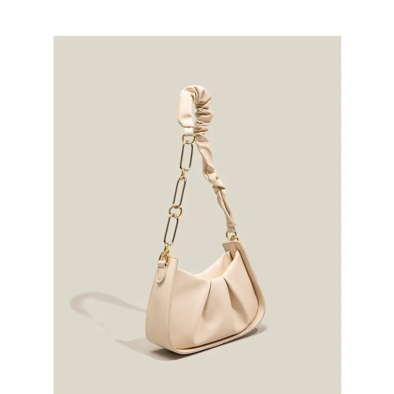 

Модная женская сумка Elmsk, английская простая элегантная офисная Дамская французская сумка-мессенджер с бантом, сумка на цепочке для подмыше...