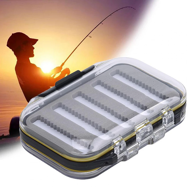 

Fishing Box Lightweight Pocket Practical Double-sided Fishing Tackle Box Seawater Flies Convenient Fishing Box New