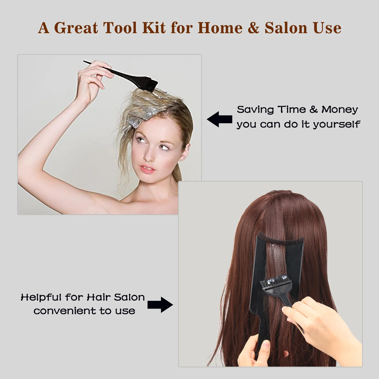 4 шт. Набор для смешивания цвета волос доски окрашивания инструменты