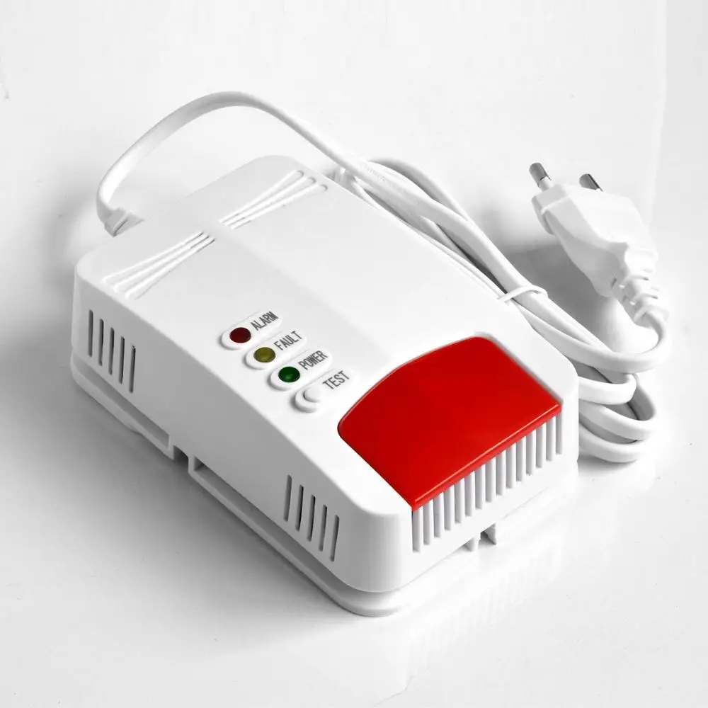 Датчик утечки газа с Wi-Fi и вилкой европейского стандарта | Безопасность защита