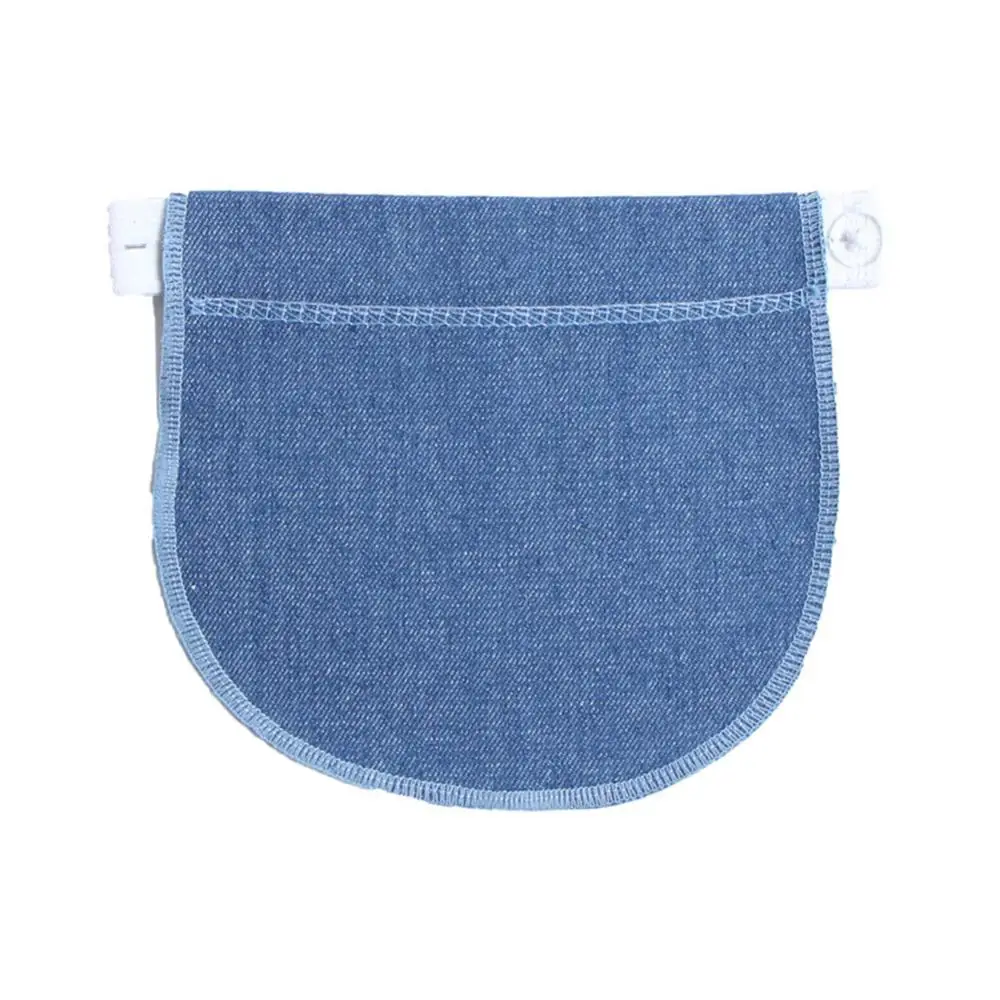 Denim-Dark Blue Пояс для беременных; брюки для беременных; мягкие джинсы с эластичной резинкой на талии; регулируемый пояс - Цвет: Denim-Dark Blue
