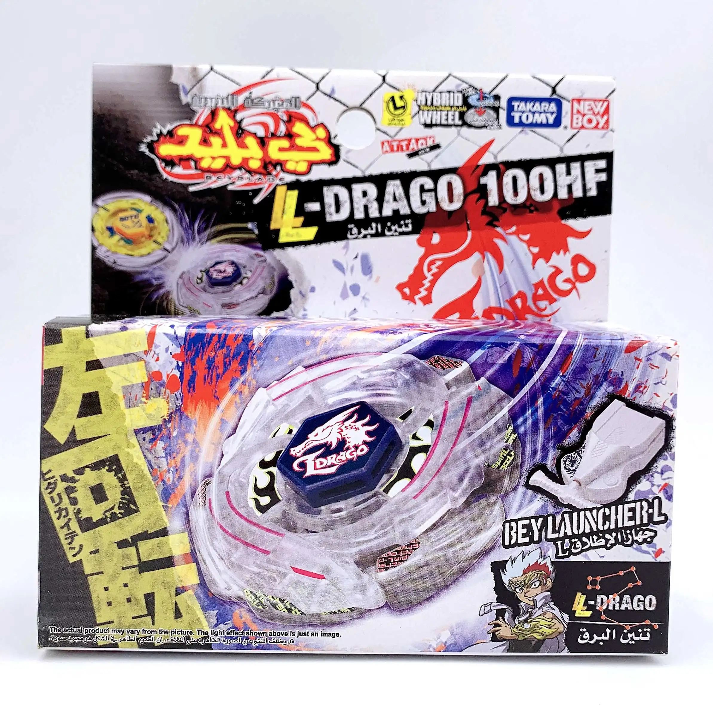 100% оригинальный Takara Tomy молния L Drago 100HF Beyblade (BB43) стартовый набор|Волчки| |