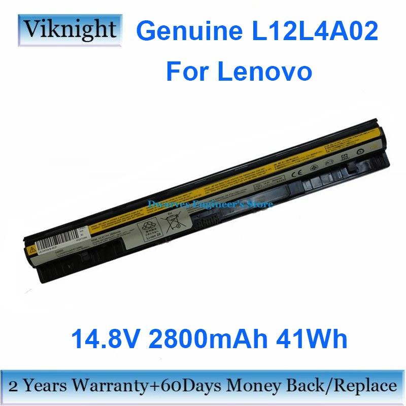 Bateria para Lenovo Genuine L12l4e01 L12m4a02 L12m4e01 4inr19 – 41wh 66 Laptop Battery 14.8v 2800mah G510s L12l4a02 G500 G400