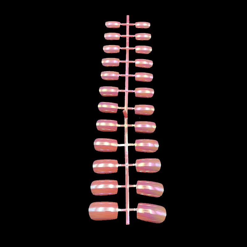 FQAB2 Fingerqueen 24 шт короткие накладные ногти полное покрытие поддельные ногти ABS Искусственные Советы украшения для дизайна ногтей женские косметические средства для ногтей удлинитель - Цвет: FQAB2