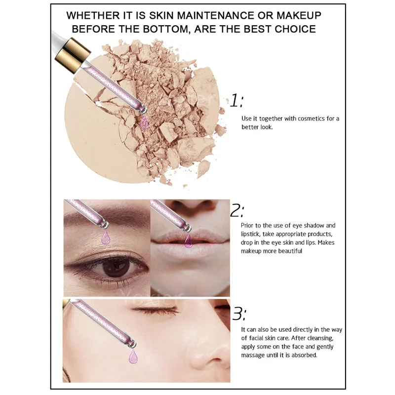 Основа для макияжа 6 пептидный увлажняющий праймер против морщин база контроль