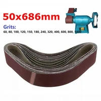 1pc sanding belts abrasive bands 686x50mm for sanders file sanders belt sander abrasive tools wood soft metal polishing tools