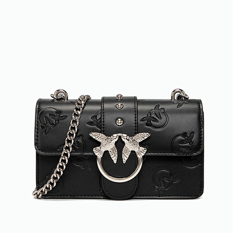 

Bags For Women PU Leather Crossbody Chain Brand Shoulder Messenger Wallet Lady Travel Luxury Designer Handbags And New Purses