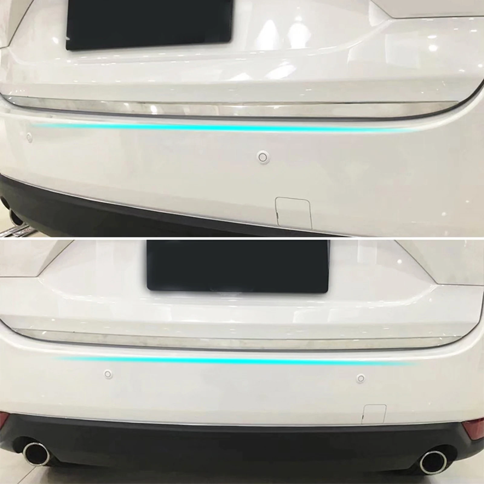 Задняя дверь крышка багажника из нержавеющей стали хромированная для Mazda CX-5 CX5 KF