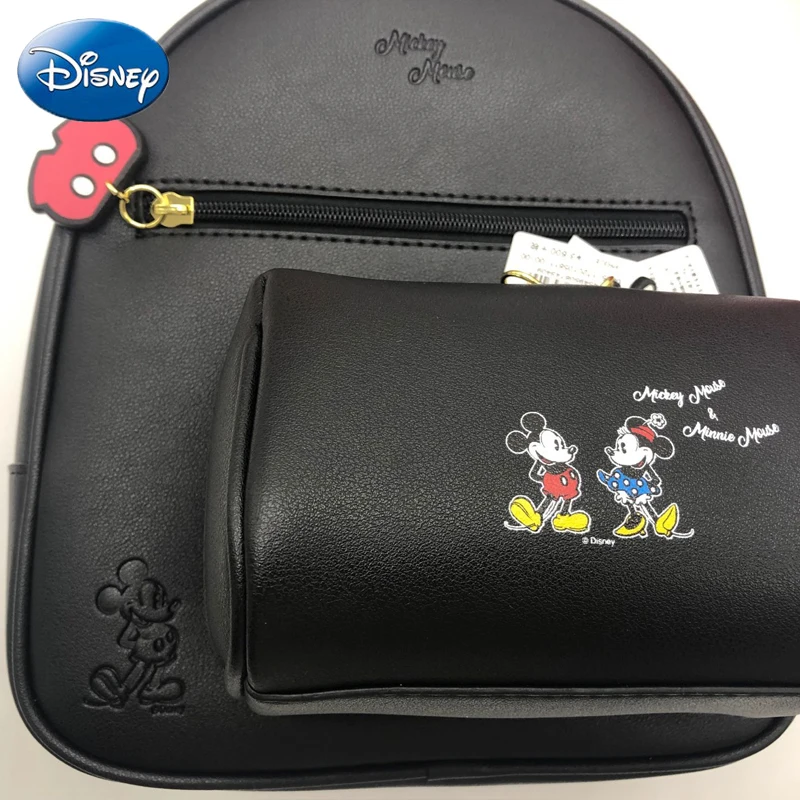 Disney качество Микки Минни Маус Женская Сумка Девушки Дамы Повседневная PU Мода