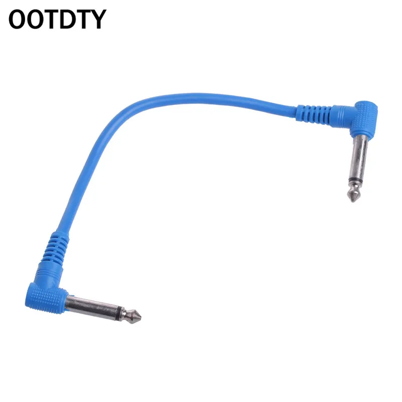 OOTDTY 6 шт./компл. красочные угловой разъем аудио кабель провода соединительные
