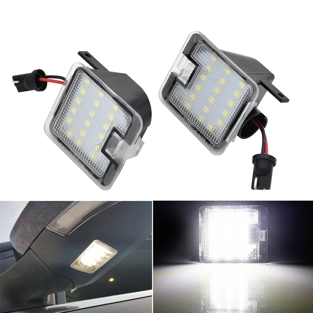 2 шт. лампа Canbus Led под боковым зеркалом для Ford S-Max C-Max Kuga Escape Mondeo 4 5 Focus 3 Grand