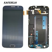 Super AMOLED LCD Display For Samsung Galaxy S6 G920 G920F G920P G920I G920V G920A LCD Display Touch Screen Digitizer Assembly