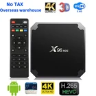 ТВ-приставка X96 mini Smart TV Box, Android 9,0, 4K, Amlogic S905W, 2G, 16 ГБ, 2,4 ГГц, Wi-Fi, Full HD, медиаплеер, Google Youtube, X96 mini