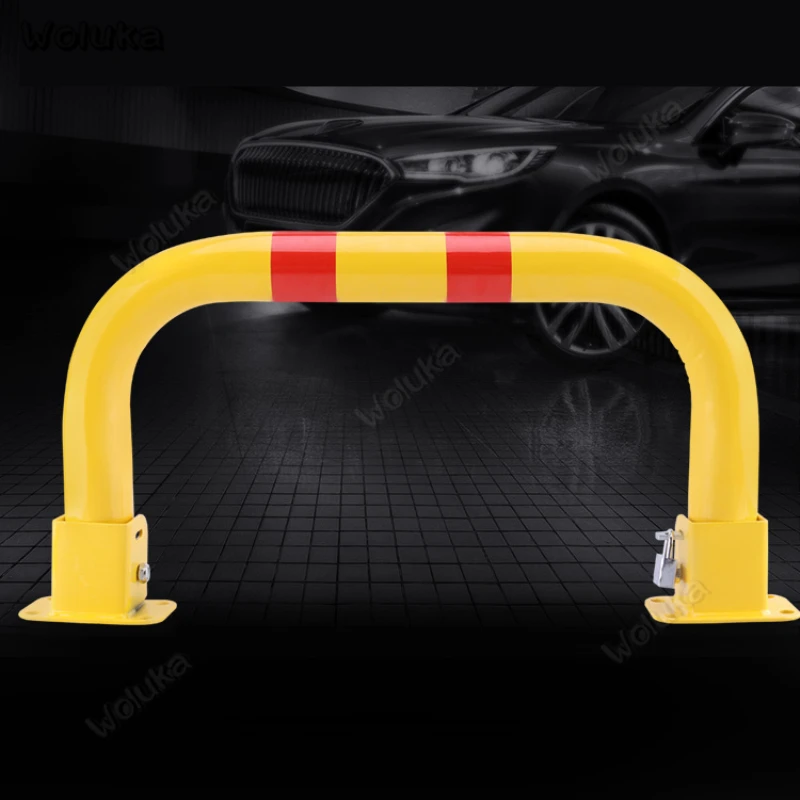 Блокировка парковки стальная труба толстая анти столкновения козловой блок
