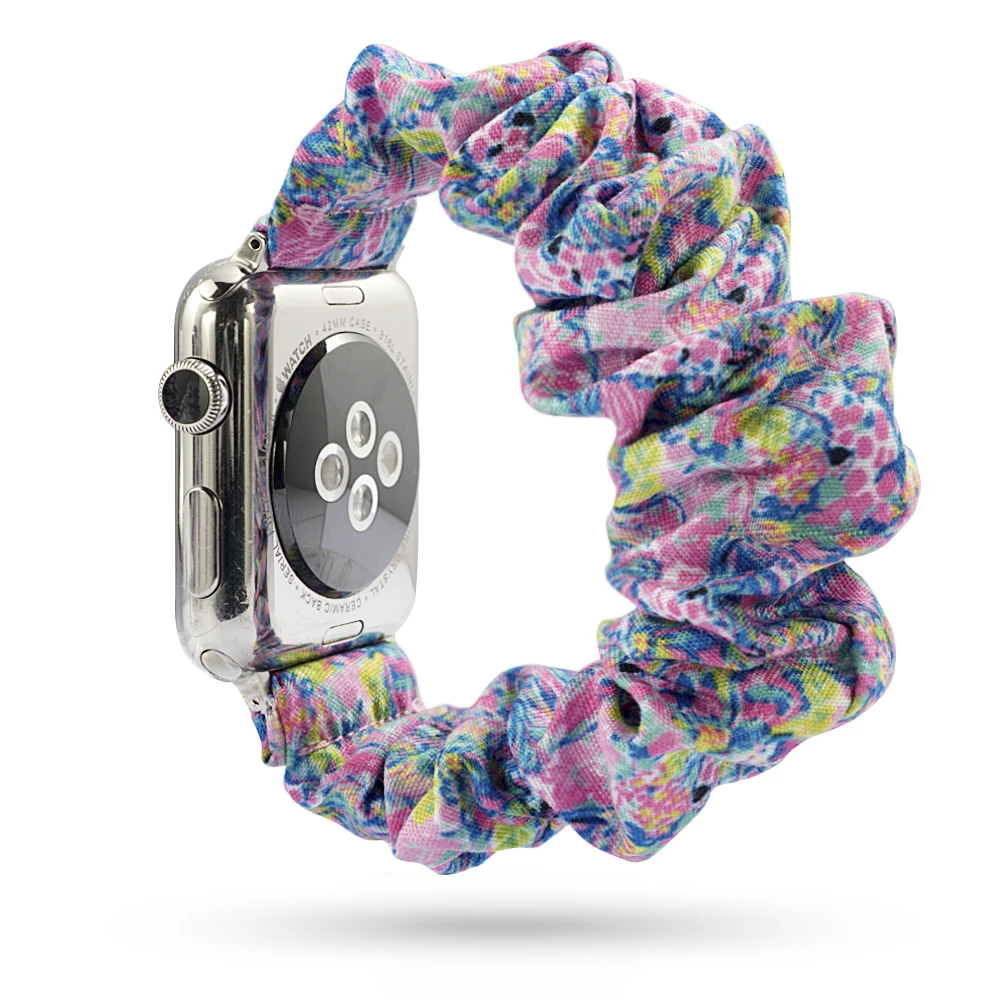 Женский эластичный ремешок для часов Apple Watch 38 мм/40 мм 42 мм/44 повседневный браслет