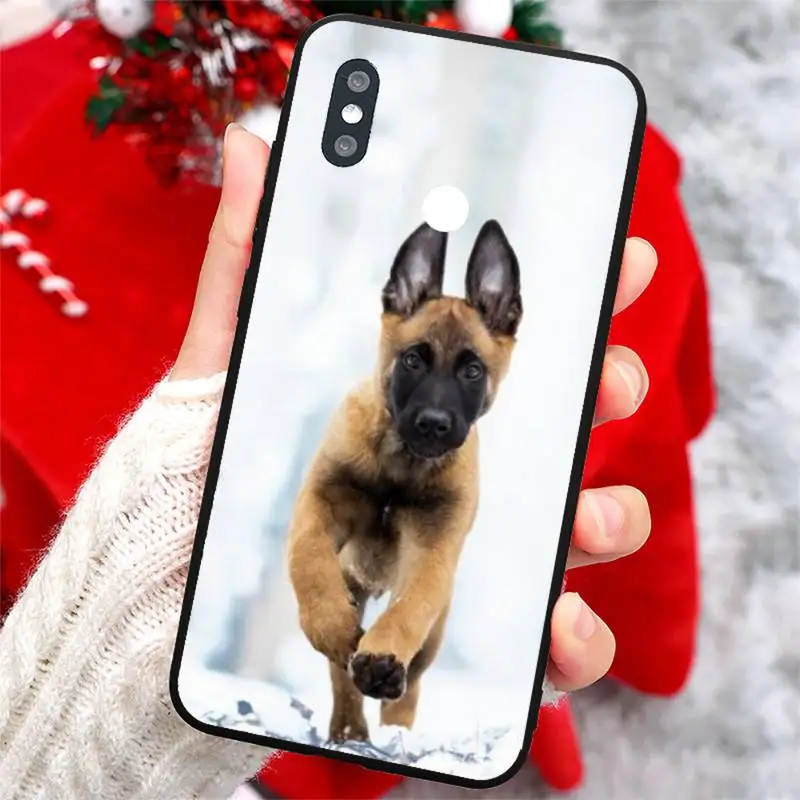 

Malinois dog animals Phone Case For Xiaomi Redmi note 4 4X 8T 9 9s 10 K20 K30 cc9 9t pro lite max