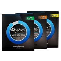 orphee high end professional sa series medium light extra light acoustic guitar strings 9010 bronze guitar accessories