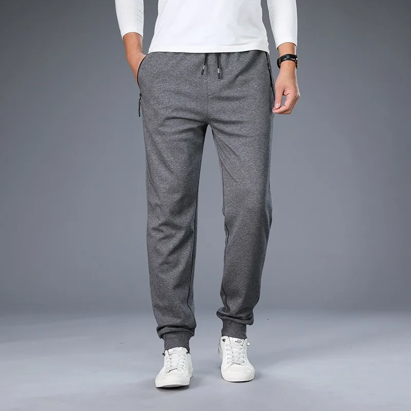 

Men's autumn pants fat plus oversize sports pants young and middle-aged leisure fashion small leg straight pants trend