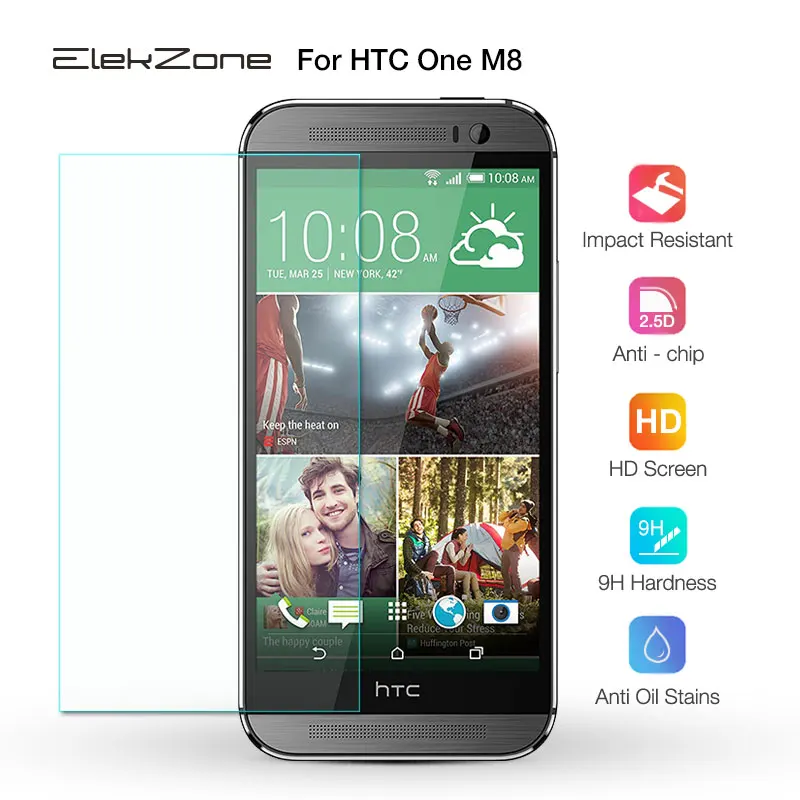 Tempered Glass Premium For HTC One M8 Screen Protector For HTC Desire 626 One E8 E9 Plus M9 628 530 825 protection Glass Film