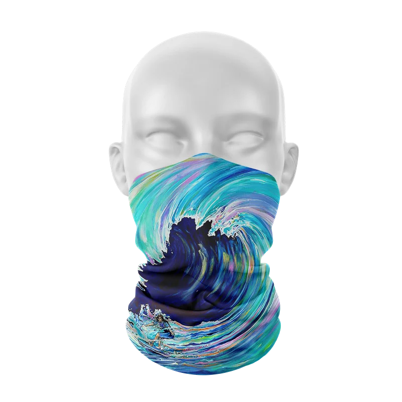 Летний женский шарф-кольцо велосипедный головной убор бесшовный шейный Гетр