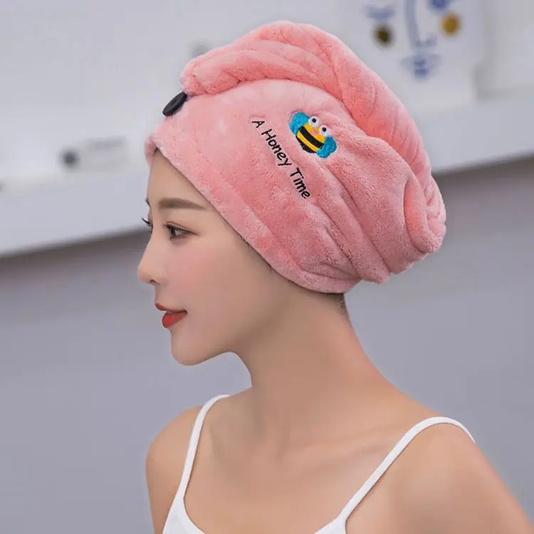 

Шапочка для душа, шапочка для сухих волос, женское супервпитывающее и быстросохнущее полотенце для волос, милое утолщенное Полотенце Для Вы...